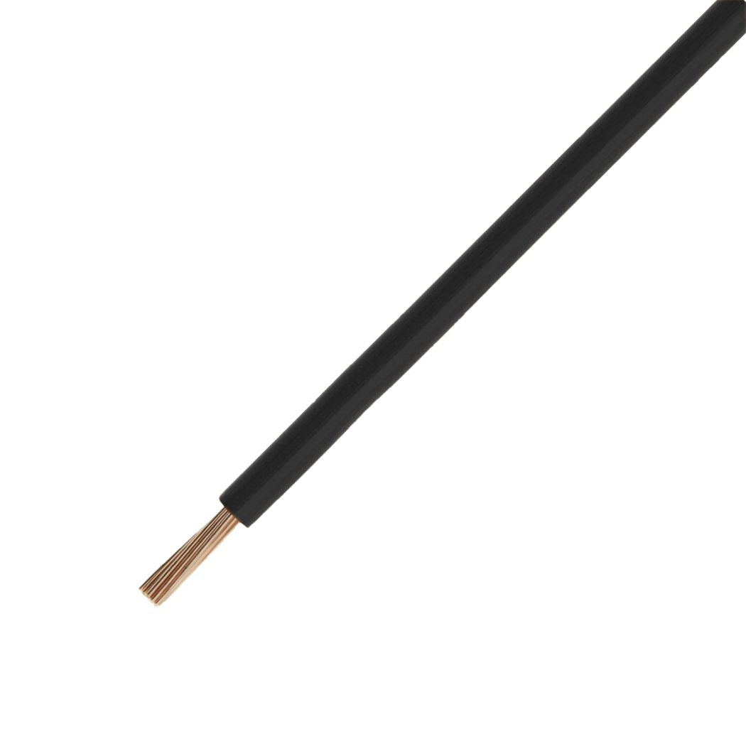 16 Gauge TXL Automotive Wire – 25 Feet High Temp Black – 4RCUSTOMSWIRE