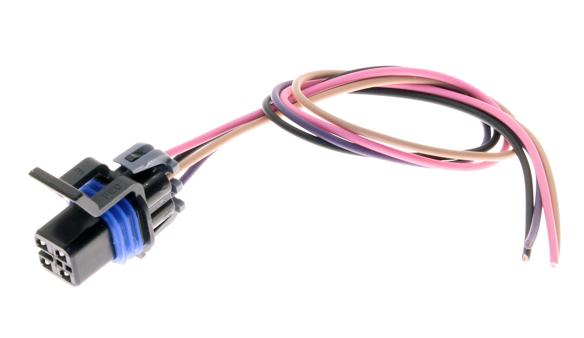 GM 4-Way Square O2 Sensor Connector Pigtail - Fits LS1 Camaro, Firebird, Vortec Engines