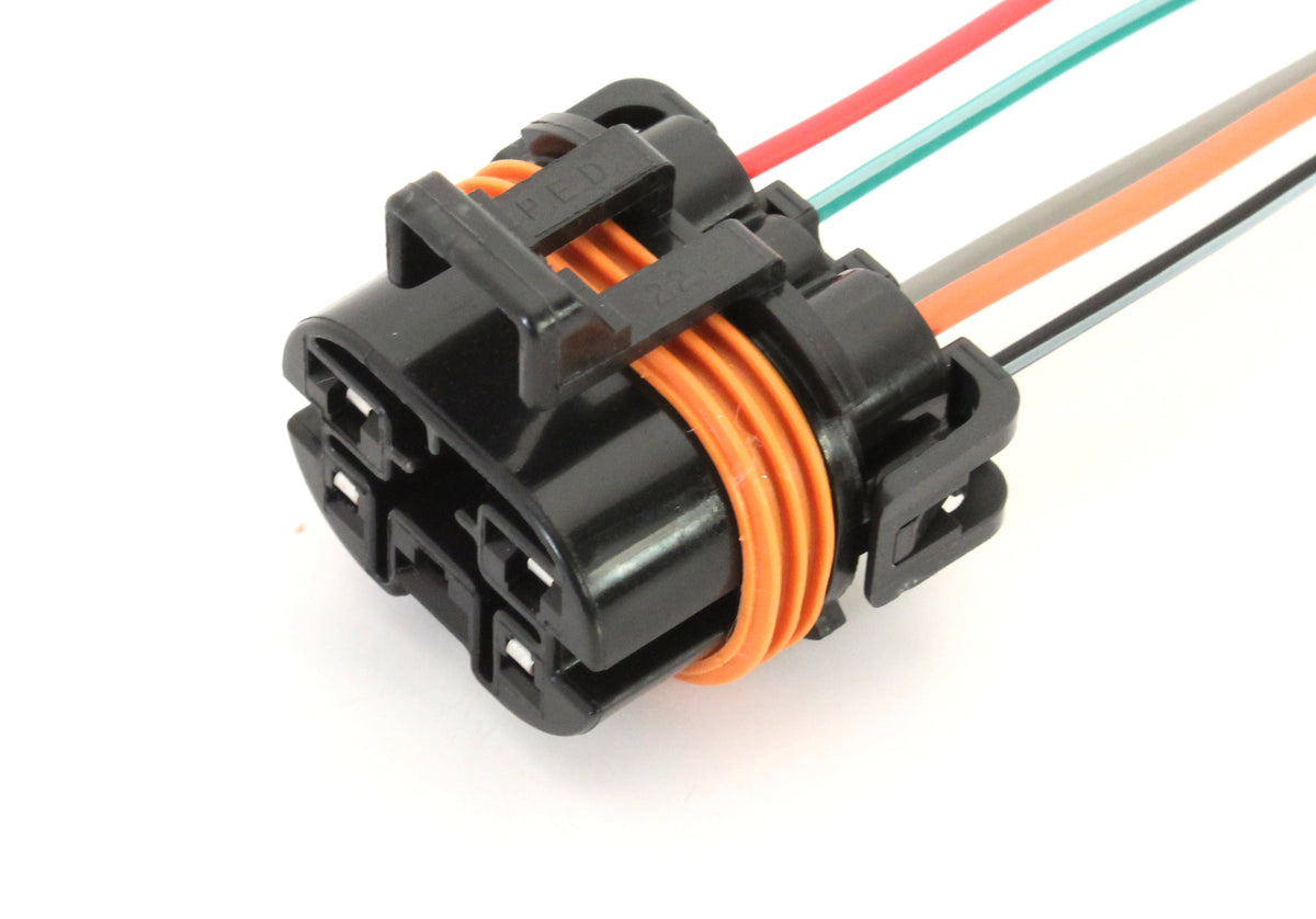 85-89 TPI Camaro Trans Am Fuel Pump Relay Connector – 5-Pin Square Wiring Pigtail – TPIParts