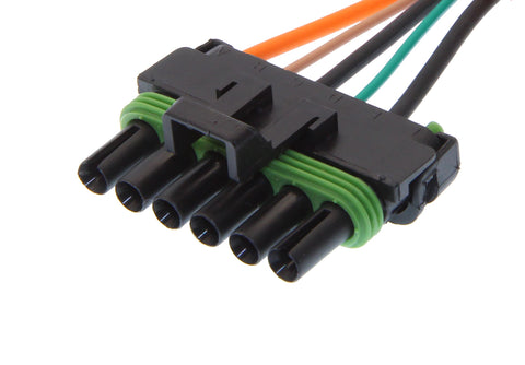 88-92 Camaro Firebird TPI Dual Fan Wiring Harness Pigtail Male Connector