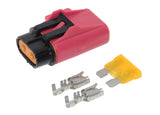Sealed Fuse Holder and Red Cover Connector Kit 12 Gauge Aptiv\Delphi