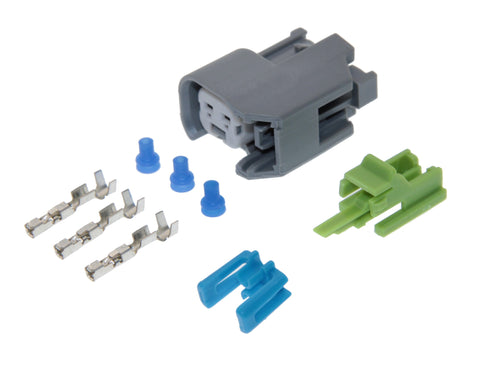 EV6 EV14 Fuel Injector Connector Kit LS2 LS3 LS7 LS9 GM Gray