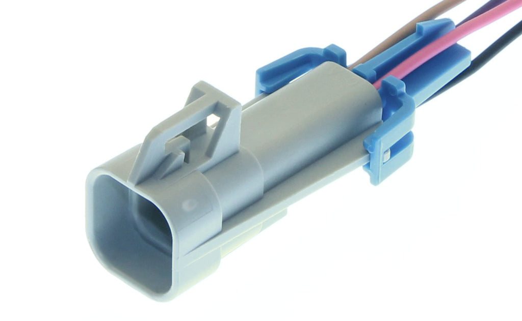 O2 Sensor Male Connector Heated Oxygen O2 Sensor Wiring Male Connector Pigtail Gray GTO GM 2000 ...